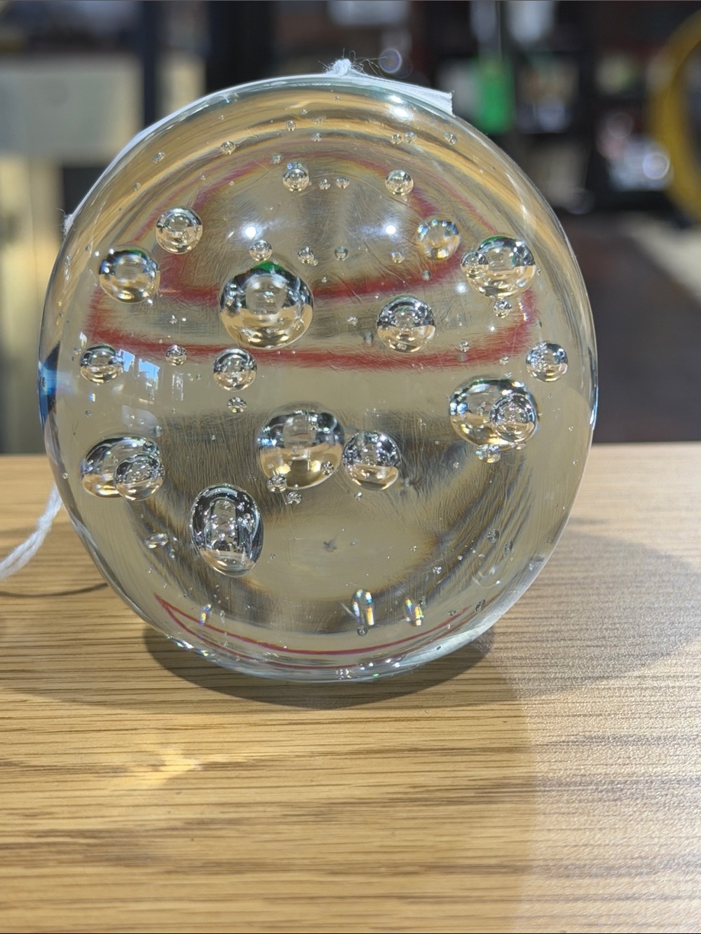 Glass Bubble Paperweight - Clear
